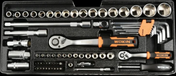 CAISSE À OUTILS 2 TIROIRS DE 98 PCS – Image 3