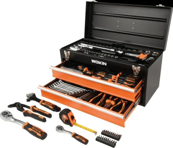 CAISSE À OUTILS 2 TIROIRS DE 98 PCS – Image 2