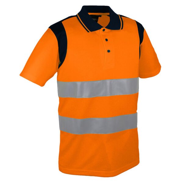 Polo manche courte orange
