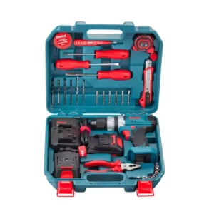 Kit perceuse visseuse sans fil 16V avec 33 accessoires