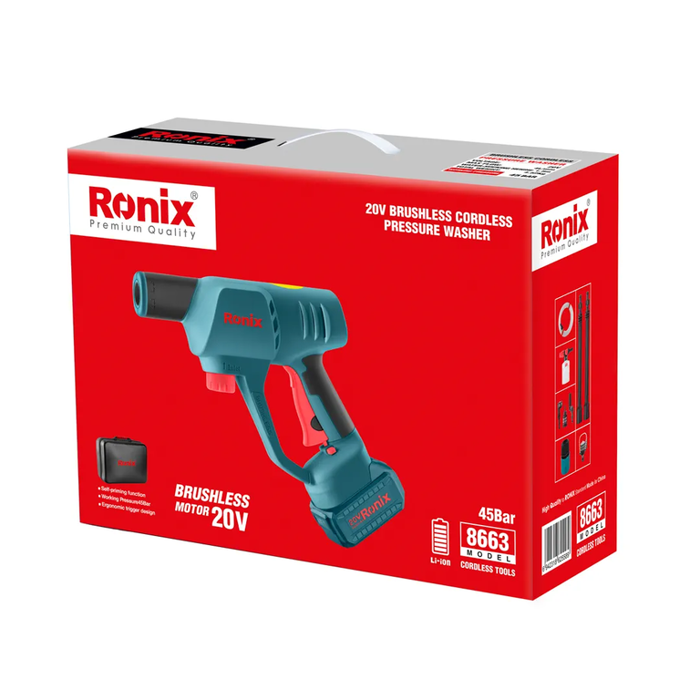 NETTOYEUR HAUTE PRESSION SANS FIL 20 V-45 BAR – Image 17